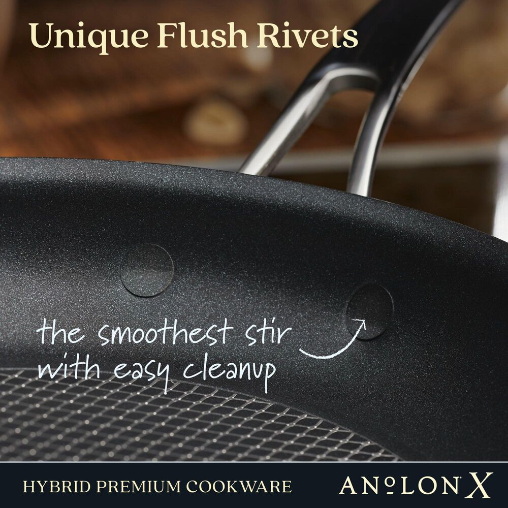 Anolon X Hybrid Nonstick Induction Frying Pans / Skillet Set - 2