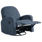Lifestyle Solutions Paloma Manual Swivel Rocker Recliner in Blue, , large