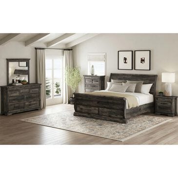 Mayberry Hill Park Ridge 5-Piece Queen Bedroom Set in Charcoal, , large