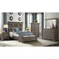 Mayberry Hill Kings Court 5 Piece Queen Storage Bedroom Set in Grey, , large