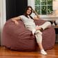 Jaxx Saxx 5" Large Round Bean Bag Chair in Mauve, , large