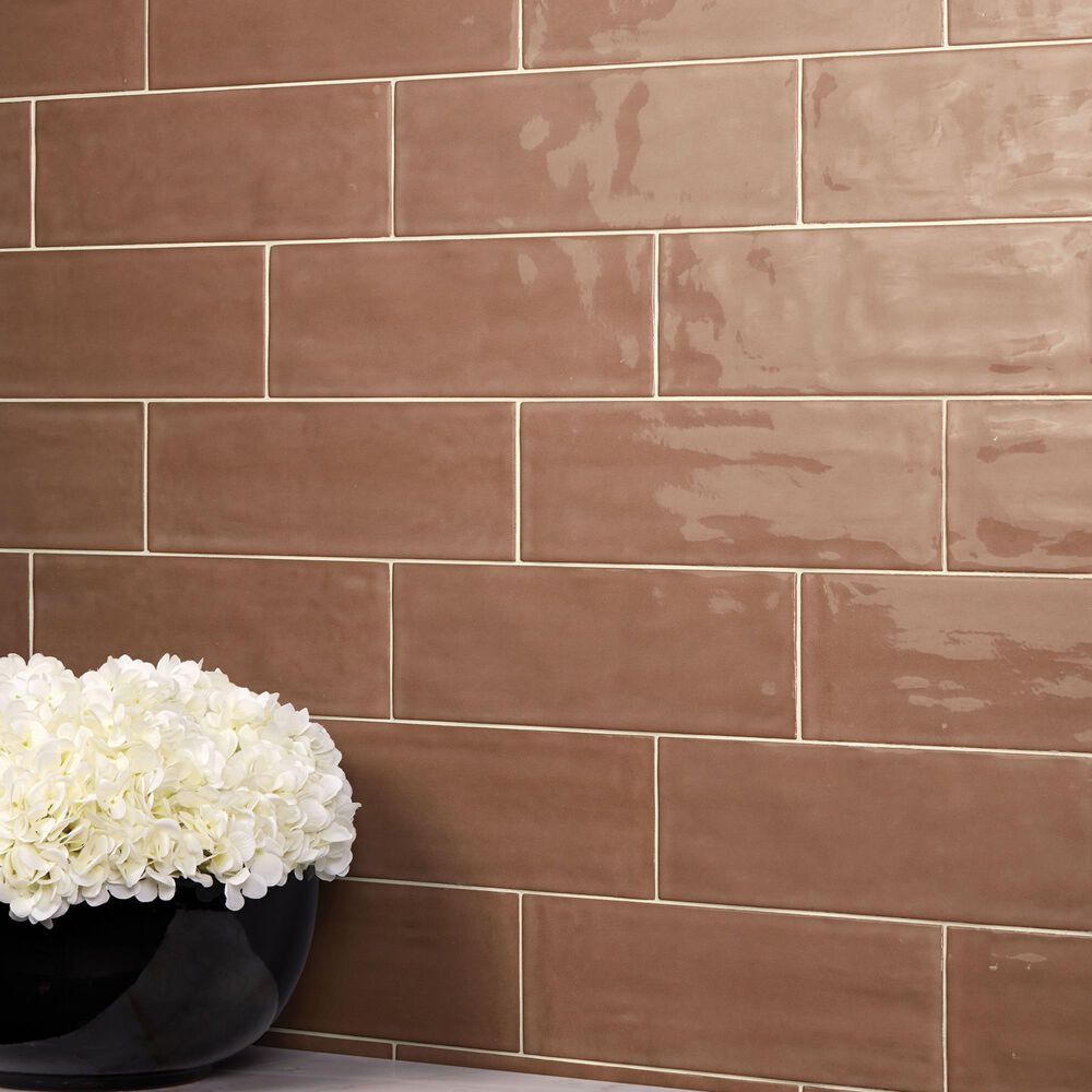 Dal-Tile Nu Bare Cocoa 4" x 12" Ceramic Subway Tile, , large