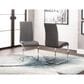 SUNSET Mantis and Murano/Mist 7-Piece Rectangular Dining Set in Clear and Chrome, , large