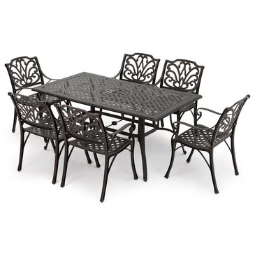 Noble House Alfresco 7-Piece Patio Dining Set in Bronze, , large