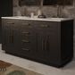 Lexora Home Abbey 60" Double Bathroom Vanity in Black Oak with 2 cm White Cultured Marble Top and Rectangular Sinks, , large