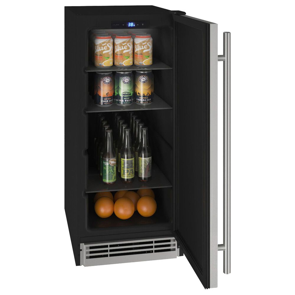 U-Line 3.1 Cu. Ft. Built-in Refrigerator in Stainless Solid, , large