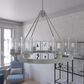 Hunter Hartland 8-Light Chandelier in Brushed Nickel, , large