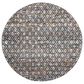 Safavieh Natura NAT615Z 6" Round Ivory and Black Area Rug, , large