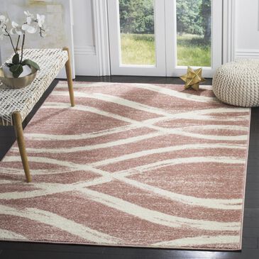 Safavieh Adirondack ADR125Z 5"1" x 7"6" Rose and Cream Area Rug, , large