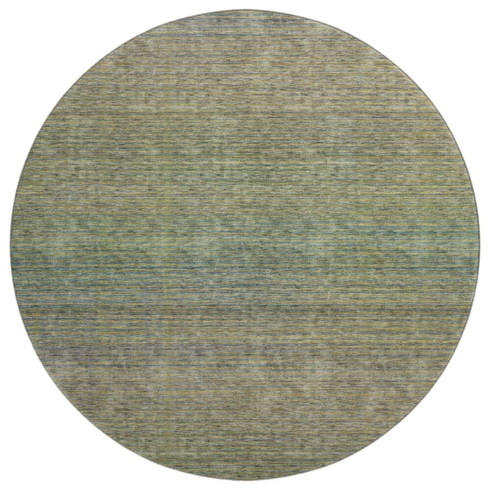 Dalyn Rug Company Trevi TV11 8" Round Fern Area Rug, , large