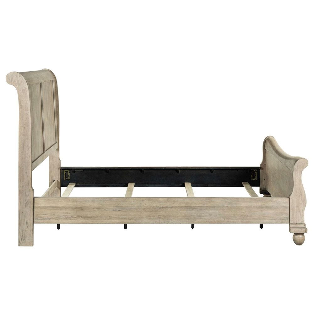 Belle Furnishings Rustic Traditions 3-Piece King Sleigh Bedroom Set in Saddle Tan, , large