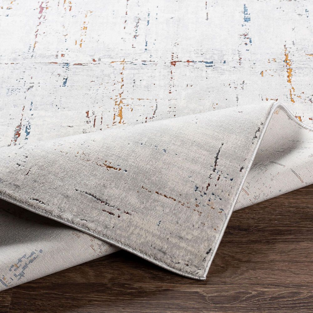 Surya Aisha 10&#39; x 14&#39; Charcoal, Gray, Dark Blue, Off-White, Burgandy and Burnt Orange Area Rug, , large
