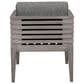 Blue River Vivid Outdoor Dining Chair with Light Gray Cushions in Light Gray Eucalyptus, , large