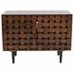 Waltham Trent Woven Front Accent Cabinet in Chestnut, , large