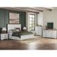 Ashley Savonport King Storage Panel Bed in White and Brown, , large