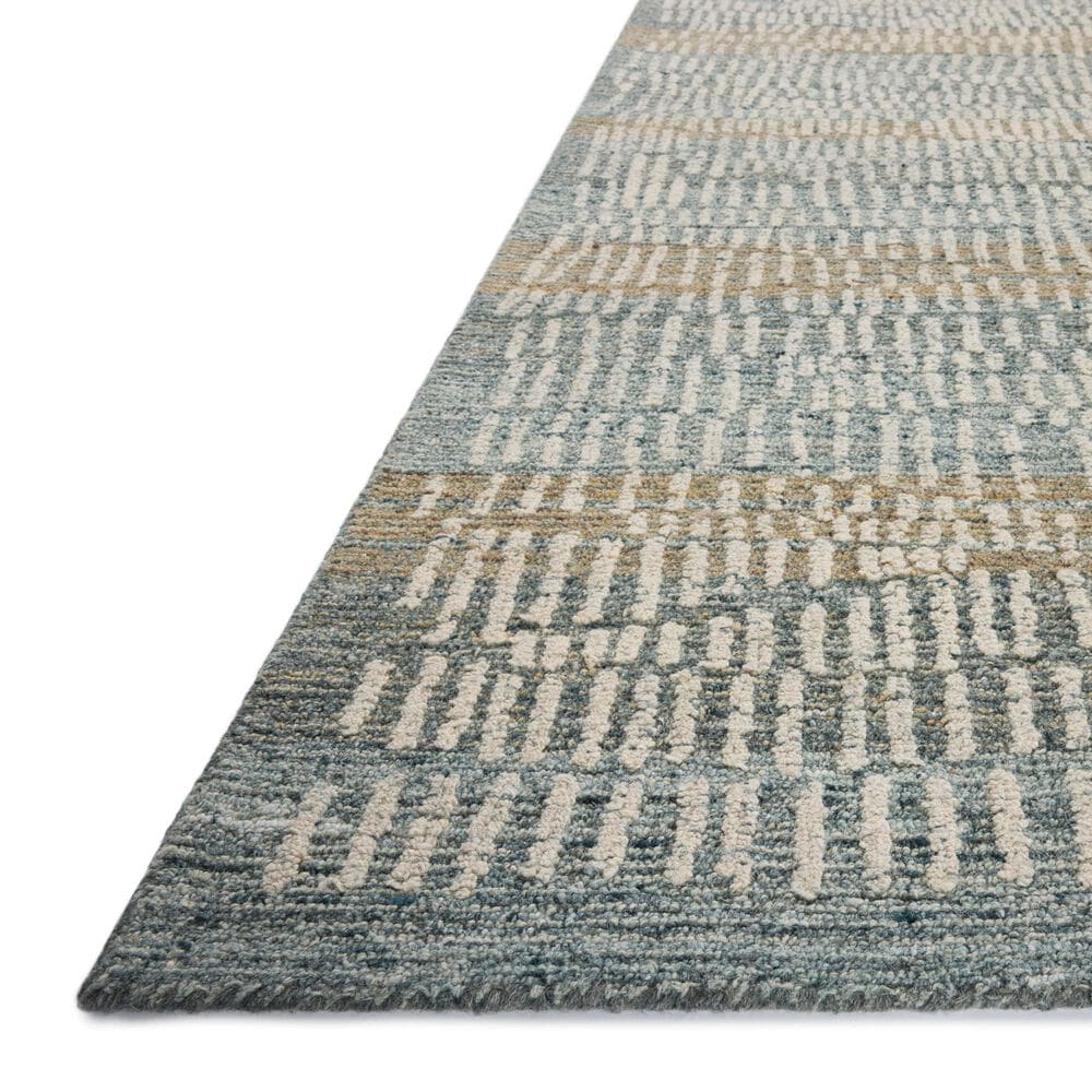 Loloi Elias Ocean and Oatmeal 2&#39;3&quot; x 3&#39;9&quot; Area Rug, , large