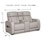 Ashley Boyington Power Reclining Loveseat with Console in Gray, , large