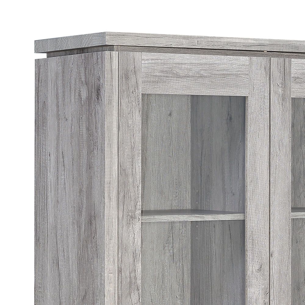 Pacific Landing 2-Door Tall Cabinet in Grey Driftwood, , large