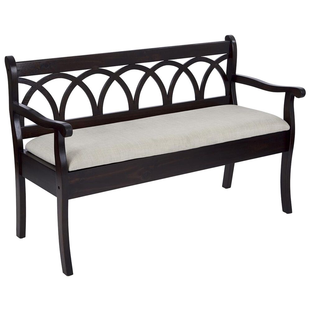 OSP Home Coventry Storage Bench in Black, , large