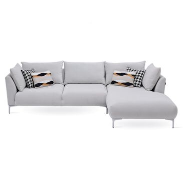 37B Mayfair 2-Piece Right Facing Sectional in White, , large