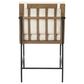 Four Hands Westgate Crete Dining Chair with Savile Flax Cushion in Black, , large