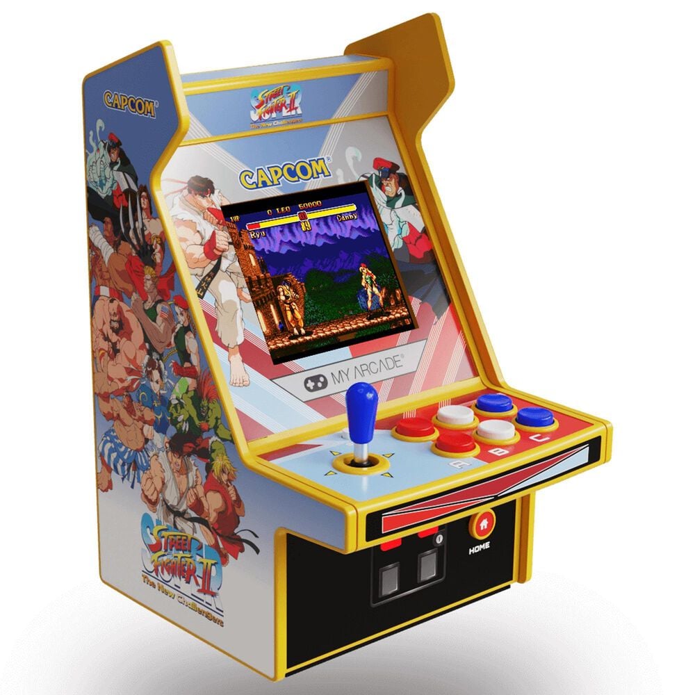 My Arcade Super Street Fighter II Micro Player Pro Portable Retro Arcade in Yellow, , large