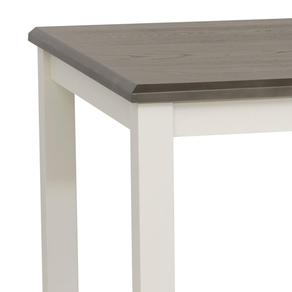 Linon Home Decor Jane Dining Table in Vanilla White and Grey - Table Only, , large