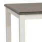 Linon Home Decor Jane Dining Table in Vanilla White and Grey - Table Only, , large