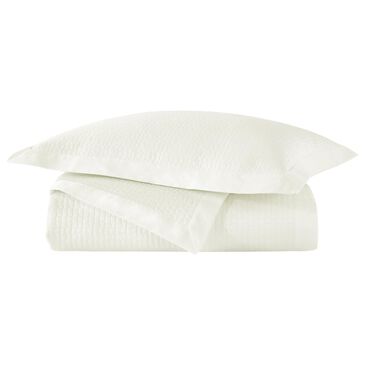 Peacock Alley Hamilton Quilted King Coverlet in Pearl, , large