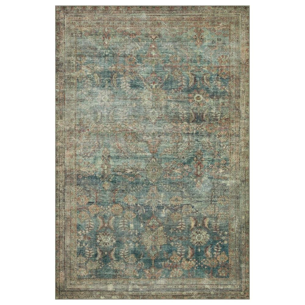 Magnolia Home Banks 5" x 7"6" Ocean and Spice Area Rug, , large