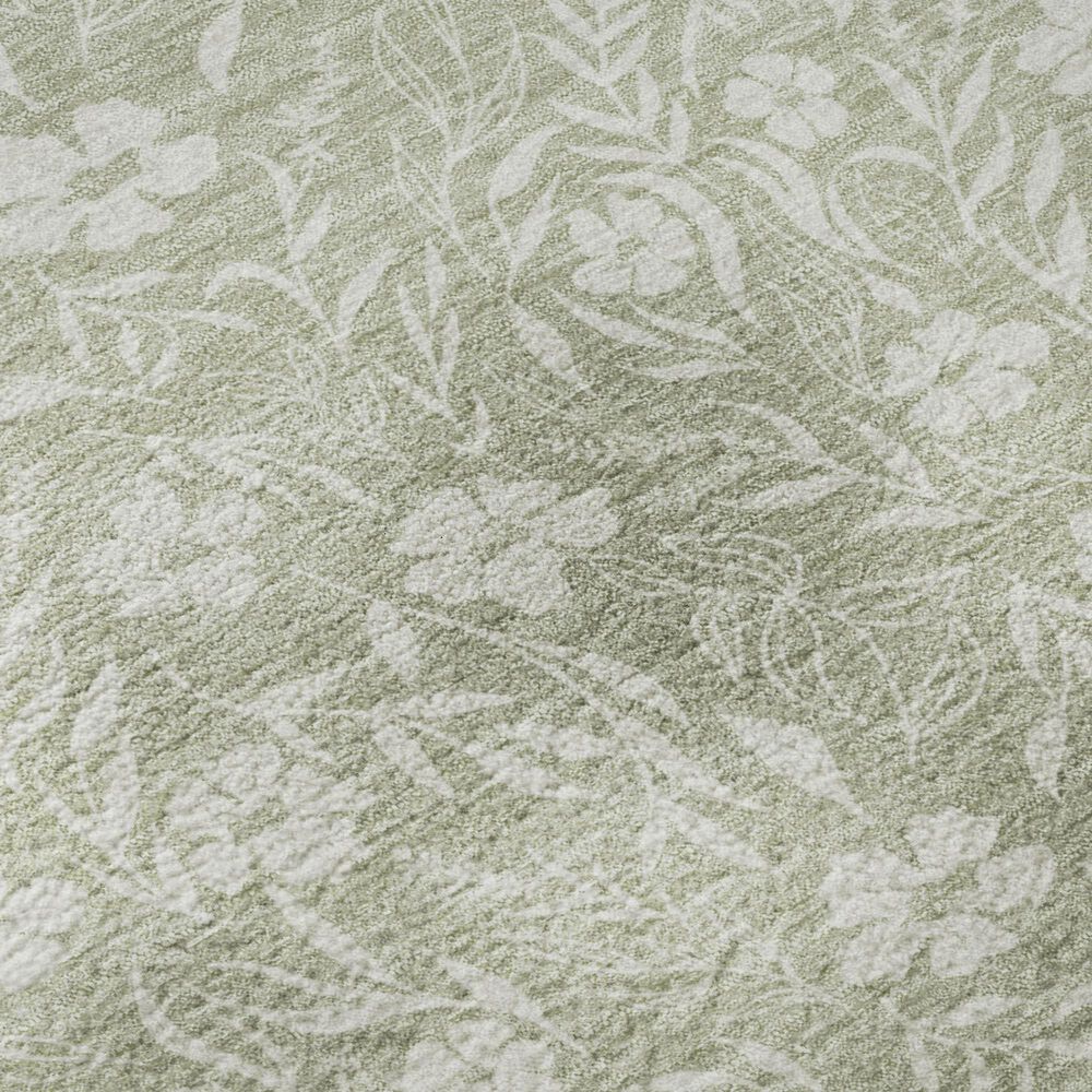 Dalyn Rug Company Soft Essentials Floral Celery 8' x 10' Indoor/Outdoor Area Rug, , large