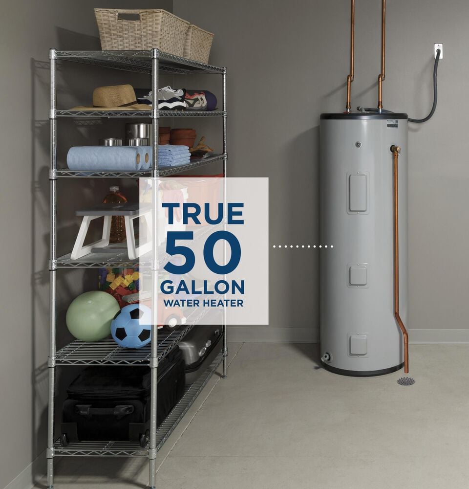 GE Appliances 50 Gallon Tall Electric Water Heater, , large