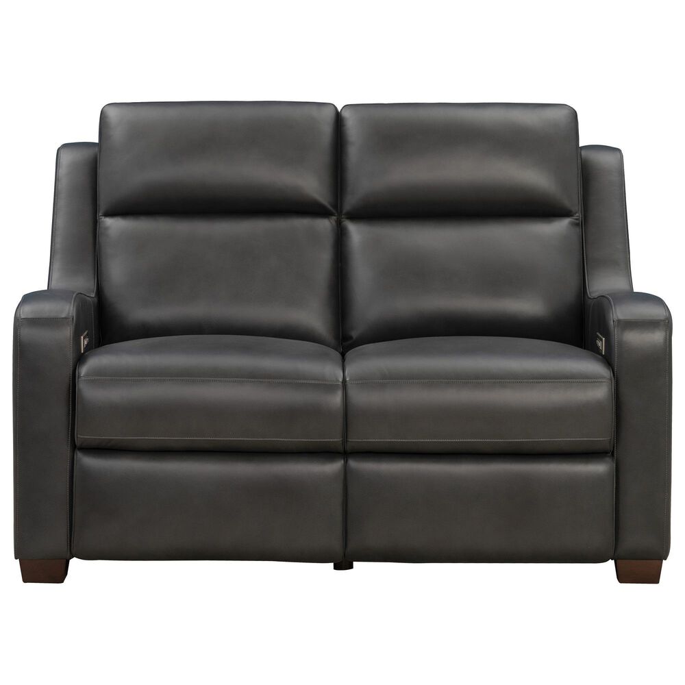 Barcalounger Ayden Power Loveseat in Elway Dark Gray, , large