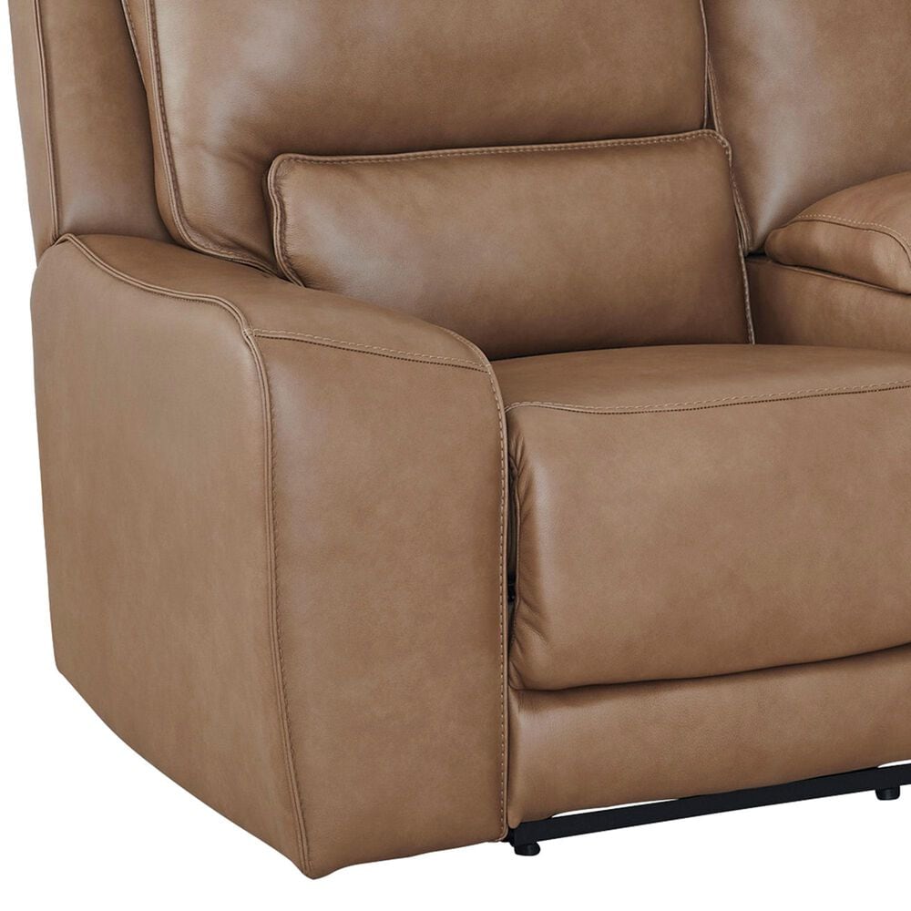 Ashley DeepWakes Power Reclining Loveseat in Caramel, , large