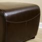 Baxton Studio Mendozza Ottoman in Dark Brown, , large