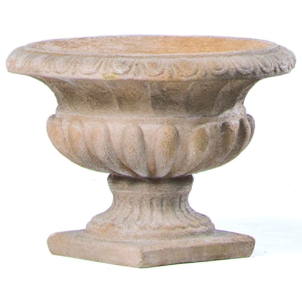 Alfresco Home Locanda Low Patio Urn in Tallow, , large