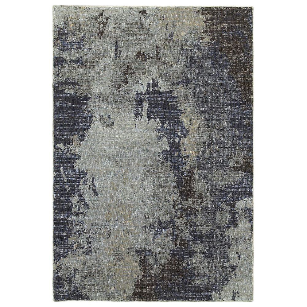 Oriental Weavers Evolution8049B 8"6" x 11"7" Navy Area Rug, , large