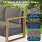 Sunwell Garden 7-Piece Patio Conversation Set in Gray, , large