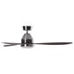 Beacon Lighting Whitehaven 56" Indoor/Outdoor Ceiling Fan with LED Light in Brushed Chrome, , large