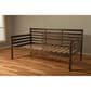 Kodiak Boho Twin Daybed with Pop Up Trundle in Rustic Walnut, , large
