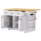 HOMLUX 53inch Large Kitchen Island in White(Three Packages), , large