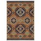 Oriental Weavers Legacy LGY01 Rust and Blue 2" x 3" Area Rug, , large