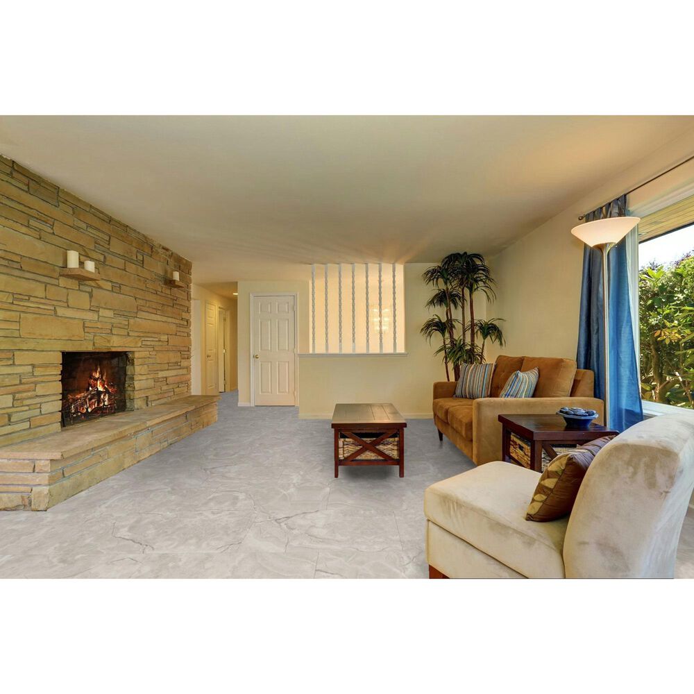 Fuzion SmartDrop Elite Mist Granite 18" x 36" Luxury Vinyl Tile, , large