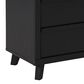Ashley Danziar Queen Bed and Two Nightstands in Matte Black, , large