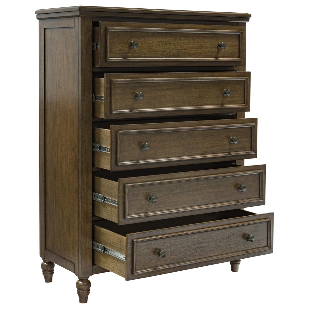 Ashley Sturlayne 5-Drawer Chest in Brown, , large