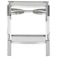 Ashley Chaseton Accent Table in Clear and Silver, , large