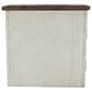 Ashley Bolanburg Chairside Table with USB in Weathered Oak and Antique White, , large