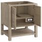James Martin Vanities Breckenridge 30" Single Vanity in Whitewashed Oak with 3 cm Lime Delight Quartz Top, , large