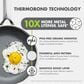 Green Pan Apex Hybrid 11" Ceramic Open Wok in Stainless Steel, , large