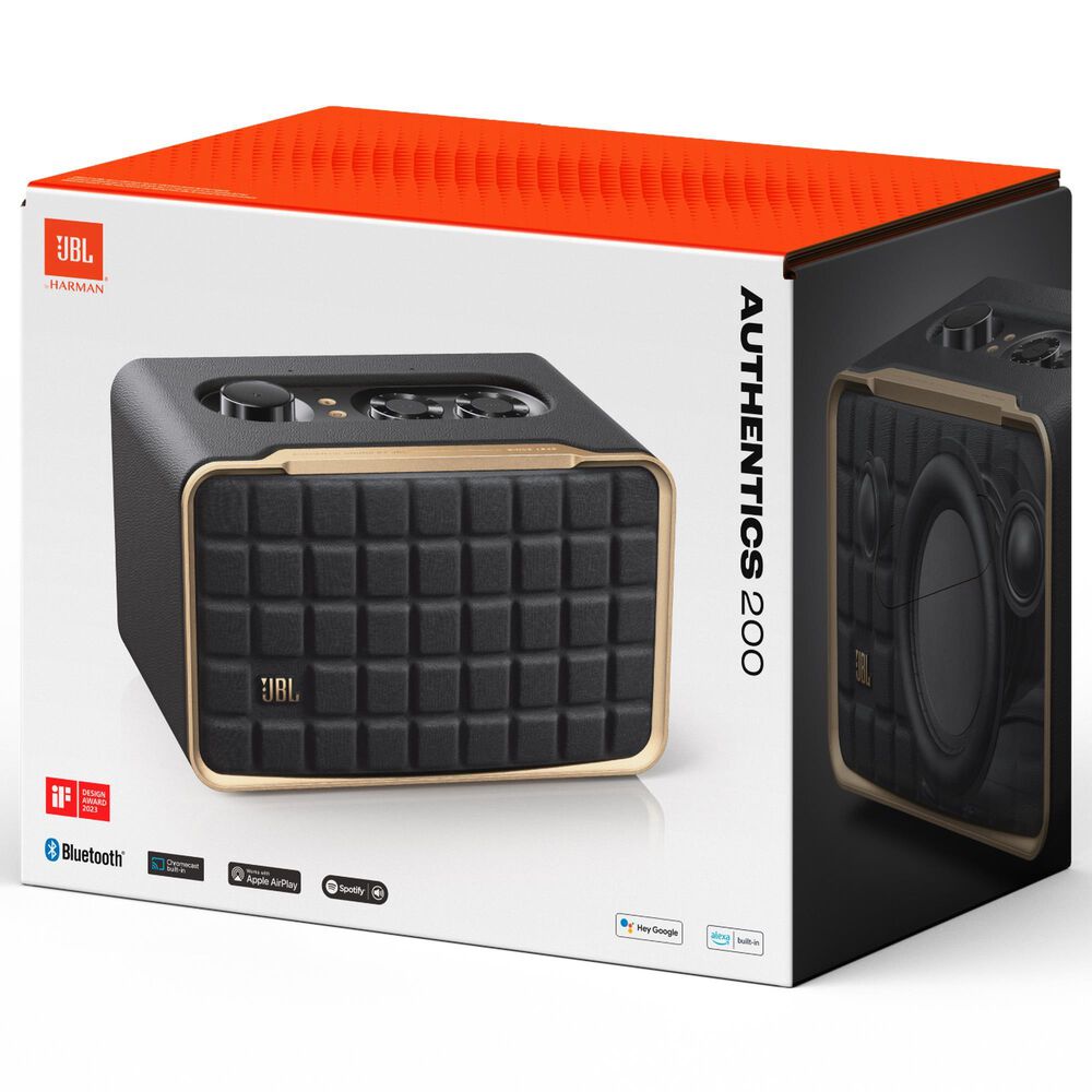 JBL Authentics 200 Wireless Home Speaker in Black, , large